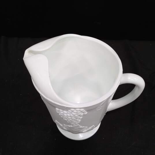 White Milk Glass PItcher image number 2
