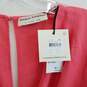 Pink deep v flutter sleeve mini dress women's size 10 nwt image number 4