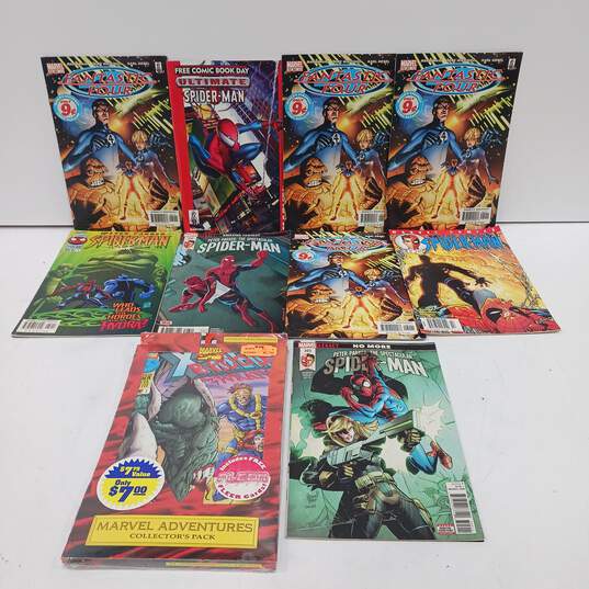 Bundle of 10 Assorted Marvel Comic Books image number 1
