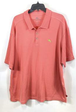 Tommy Bahama Men Coral Polo Shirt XXL