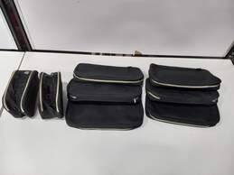 Bundle of 8 Black traveling Bags In Various Sizes alternative image