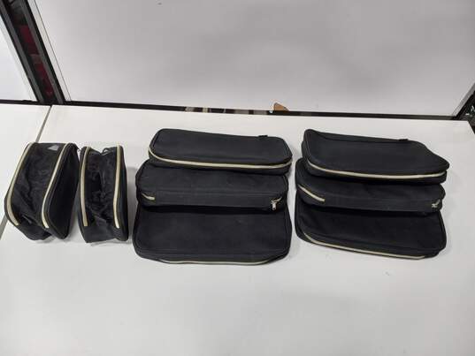 Bundle of 8 Black traveling Bags In Various Sizes image number 2