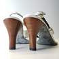 Cole Haan White Sandals Heels Size 9.5 image number 4
