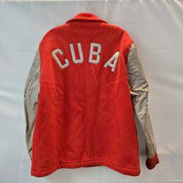 Vintage DeLong Sportswear Button Up Varsity Jacket Size 42 alternative image