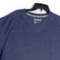 NWT Mens Blue Heather V-Neck Short Sleeve Omni-Wick Pullover T-Shirt 2XLT image number 3