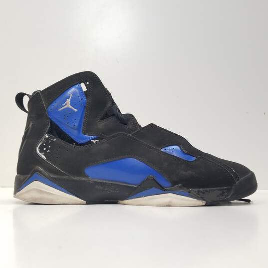 Nike Air Jordan 7 Ture Flight GS Basketball Sneakers 343795-042 Size 7Y Black, Blue image number 1