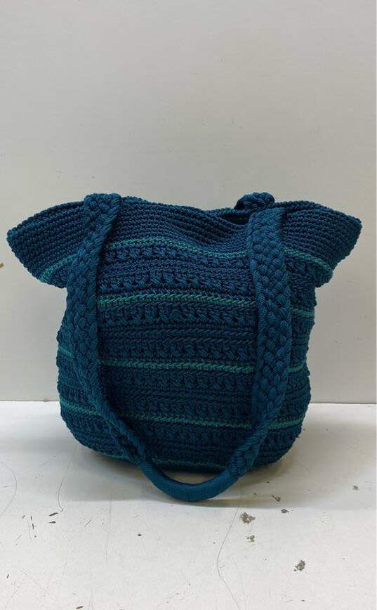 The Sak Crochet Knit Shoulder Bag Green image number 2