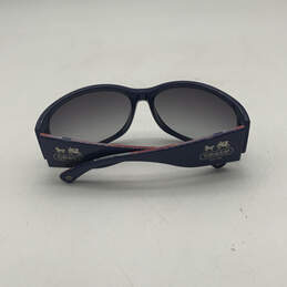 Womens Blue Aubrey S616 Rectangle Full Rim Classic Wrap Sunglasses alternative image