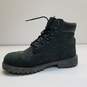 Timberland Black 6inch Premium Waterproof Leather Boots Women US 6 image number 2