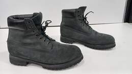 Timberlands Men's Black Nubuck Leather Boots Size 12 alternative image