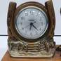 Vintage Spartus Brass Horse Mantel Clock image number 2