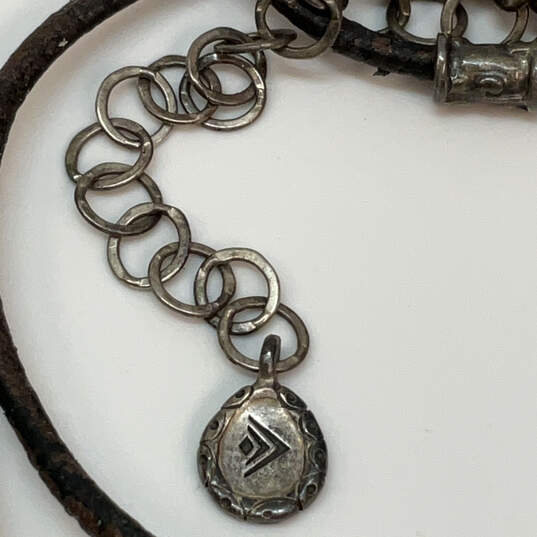 Designer Silpada 925 Sterling Silver Heart Shape Pendant Necklace image number 4