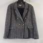 Nanette Lepore Women Black Tweed Coat Sz16 NWT image number 1