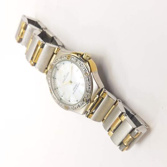 Anne Klein Y121E Diamond Bezel Quartz Watch image number 3