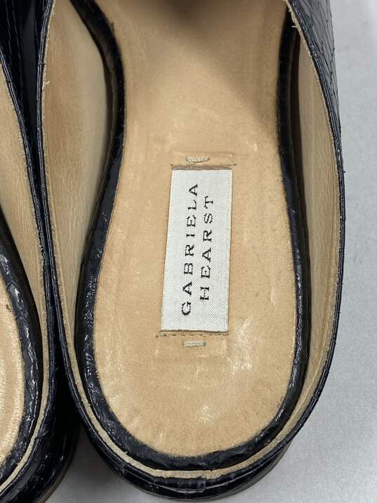 Gabriela Hearst Black Slip-On Sandal W 9 image number 6