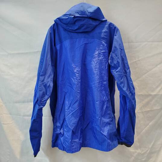 Marmot Full Zip Hooded Blue Outdoor Jacket Size L image number 2