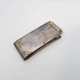 Tiffany & Co Picasso Sterling Silver Monogramed N.J.S. Money Clip 36.2g alternative image