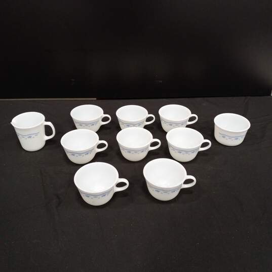 Set of Ten Pyrex Coffee Cups image number 1