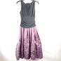 SL Fashions Women Purple Soutache Dress Sz 8 NWT image number 4