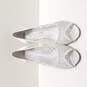 Nina Women's Fawn Silver Glittery Mesh Heel  Size 10 image number 4