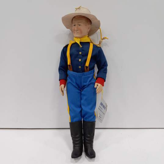 Effanbee John Wayne American Guardian of the West Doll w/ Tag image number 1