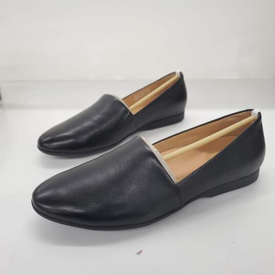 Dansko Women's Larisa Milled Nappa Black Leather Flats Size 9 image number 3