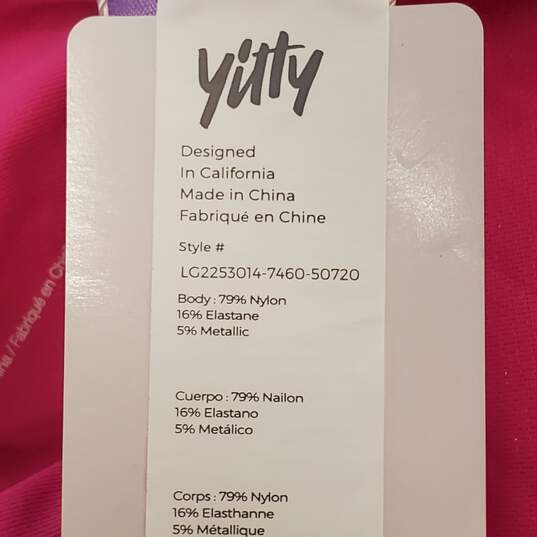Yitty Women Pink Leggings S NWT image number 4