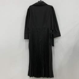 NWT Koandaily Womens Black Collared Long Sleeve A-Line Dress Size XXL alternative image