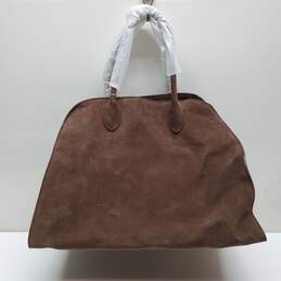 The Row Soft Margaux Bag Womens in Suede with Tag alternative image