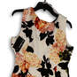 NWT Womens Multicolor Floral Sleeveless Knee Length Sheath Dress Size 14 image number 4