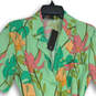 NWT Womens Multicolor Floral Collared Button Front Shirt Dress Size XS image number 3