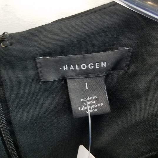 Halogen Women's Black Modal Twist Front Sheath Dress Size 1 image number 3