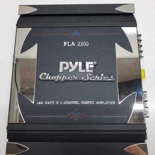 Pyle Chopper Series PLA 2200 1400W X 2 Channel Mosfet Amplifier For Parts/Repair image number 1