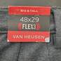 Van Heusen Men Grey Dress Pants Sz 48x29 NWT image number 8