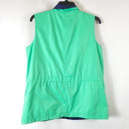 Ralph Lauren Women Blue/Green Reversible Vest Jacket M alternative image