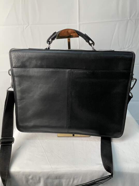 Kenneth Cole Black Briefcase W/Shoulder Strap image number 1