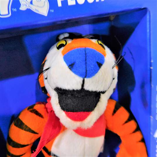 2 Vintage 1997 Tony The Tiger Plush Toy Kellogg's w/Box Cereal Promotion image number 3