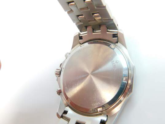 Bulova Marine Star Silver Tone Chronograph Men's Watch 157.2g image number 5