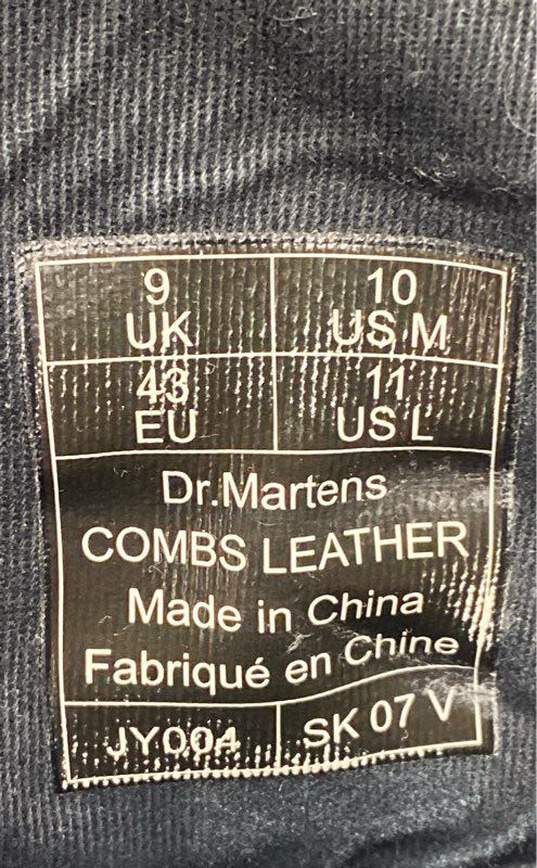 Dr. Martens Combs Black Leather 8 Eye Boots Men's Size 10 M image number 7