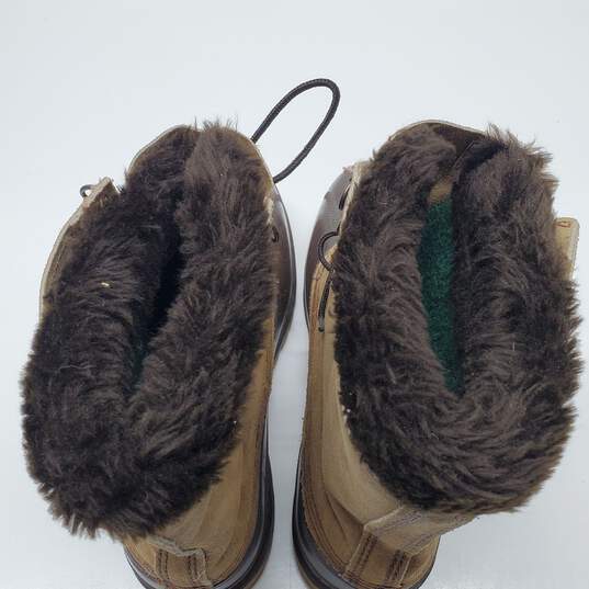 Vintage Sorel Boots Kaufman Steel Shank Brown Suede Men's Size 10 image number 6