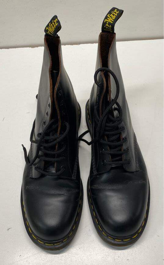 Dr. Martens 1460 Smooth Leather Combat Boots Black 12 image number 5