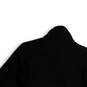 Womens Black Fleece Mock Neck Long Sleeve Pockets Full-Zip Jacket Size S image number 4