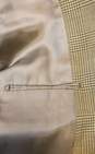 GUCCI Brown Plaid Sports Coat - Size X Large image number 7