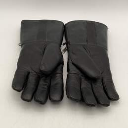 Harley Davidson Mens Black Leather Adjustable Side Zip Riding Gloves Size XL alternative image