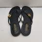 Lauren By Ralph Lauren Emalia Black Nappa Leather Flip-Flop Thong Sandals Size 8 B image number 6