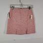 NWT Womens Floral Back Zip Flat Front Short Mini Skirt Size Small image number 2