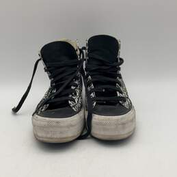 Womens Chuck Taylor All Star Black White High Top Lace Up Sneaker Shoes Size 7