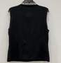 St. John Women's Black Knit Sleeveless Top W/ Sequin Collar image number 3