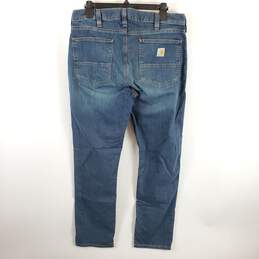 Carhartt Men Blue Straight Leg Jeans Sz 34 alternative image