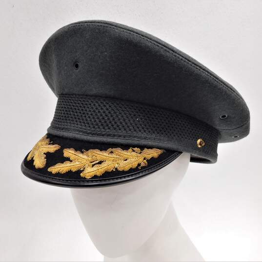 Vintage USMC Marine Corps & US Army Men's Uniform Dress Caps Hats image number 7